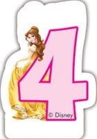 Procos Disney Princess "Princess & Animals" - Candle No 4 Photo