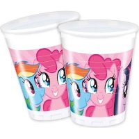 Procos My Little Pony Rainbow Pony - 8 Plastic Cups Photo