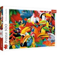 Trefl Jigsaw Puzzle - Colourful Birds Photo