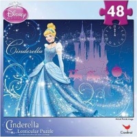 Cardinal Books Disney Princess Cinderella Lenticular Tower Puzzle Photo