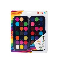 Khoki Paint Set Art & Craft Water Paint 42 Colours 2 Pack Photo
