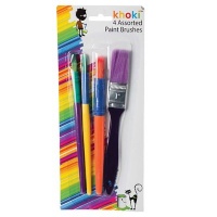 Khoki Brushes Art Accessories 4 Piece - 8 Pack Photo