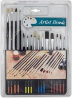 Treeline Small Horse Hair Artist Paint Brush Set Photo