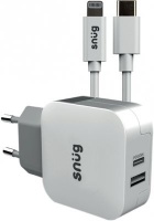 Snug 2-Port Wall Charger with USB Type-C Photo