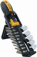 Tork Craft Screwdriver Set With Bits Sockets & Belt Clip Photo