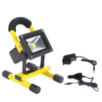 SQI 10W Rechargeable Led Flood Light with Car & Power Charger Photo