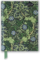 Flame Tree Publishing Co Ltd William Morris: Seaweed 2024 Luxury Diary - Page to View with Notes Photo