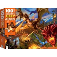 Hinkler Books 100-Piece Children's Jigsaw with Treatments: Dragons Photo