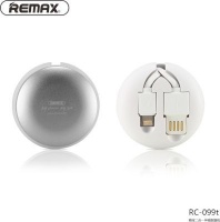 Remax Cutebaby Rectractable 2" 1 Lightning and Micro Cable Photo