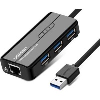 Ugreen 3-Port USB and Gigabit Hub Photo