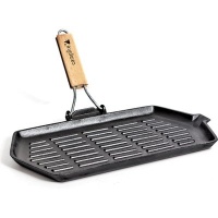 Campfire Frypan Rectangle With Folding Handle Photo