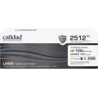 Calidad 2512-YL Toner Cartridge for HP CE312A Canon Cart 329Y and Cart 729Y Photo