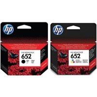 HP 652 Black and 652 Original Ink Cartridge Bundle Photo