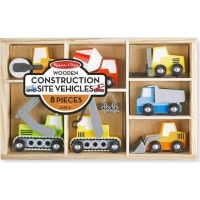 Melissa Doug Melissa & Doug Wooden Construction Site Vehicles Photo