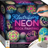 Hinkler Books Electrifying Neon Rock Painting Photo