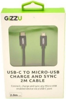 Gizzu USB-C to Micro-USB Charge and Sync Cable Photo