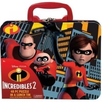 Cardinal Games Incredibles 2 Puzzle Lunch Tin Photo