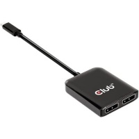 CLUB3D USB3.2 Gen2 Type-C to DisplayPort Dual Monitor 4K60Hz M/F MST hub Photo