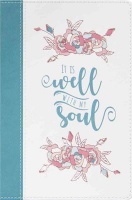 Christian Art Gifts Inc It Is Well With My Soul Teal Photo