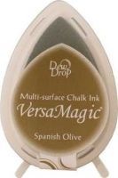 Tsukineko VersaMagic Dew Drop Ink Pad - Spanish Olive Photo