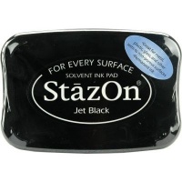 StazOn Ink Pad - Jet Black Photo