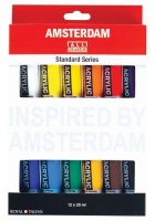 Amsterdam Press Talens Amsterdam Acrylic Set - Tubes x 12 Photo
