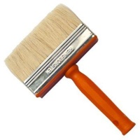 RTF Granville Handover Block Brush. White Bristle. Plastic Handle. Photo