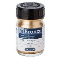 Schmincke Oil Bronze Powder - 50ml - Pale Gold Photo
