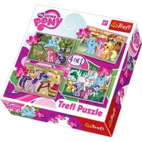 Trefl -4-in-1 My Little Pony Puzzle Box Set Photo