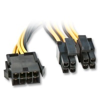 Lindy 2 x 4-Pin ATX Male to 8-pin PCI-E Female Power Cable Photo
