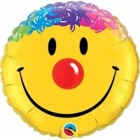 Qualatex Smile Face Round Foil Balloon Photo