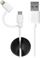 Port Designs USB Type-A to Micro-USB & Lightning Cable Photo