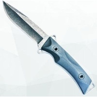 Tekut Stonewash Fixed Blade Knife with Drop Point Blade Photo