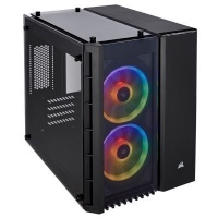 Corsair Crystal 280X RGB Tempered Glass Micro-Tower Chassis Photo