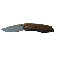 Enlan Red-tail Zebrawood Liner-lock Knife Photo