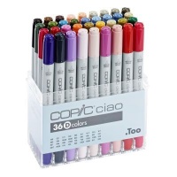 Copic Ciao Twin-Tipped Marker Set D Photo