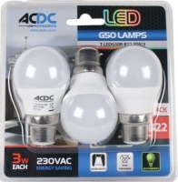 ACDC Warm White Led Golf Ball Lamp Photo