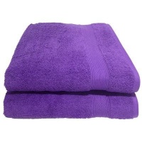 Bunty 's Plush 450GSM Bath Sheet - Lilac Photo