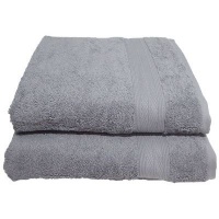 Bunty 's Plush 450 Bath Towel 70x130cms 450GSM - Steel grey Photo