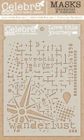 Celebr8 Mask and Stencil Love This Journey Photo