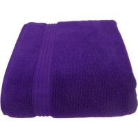 Bunty 's Luxurious 570GSM Zero Twist Bath Towel 70x130cms Purple Home Theatre System Photo