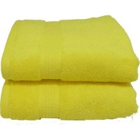Bunty 's Elegant 380GSM Hand Towel 50x90cms - Yellow Home Theatre System Photo