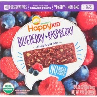 Happy Baby Happy Kid Fruit and Oat Bars - Blueberry & Raspberry Photo