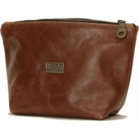 Tan Leather Goods - Louise Womans Makeup Bag Photo