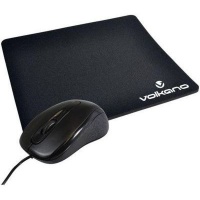 Volkano VK-30025-BK mouse USB Ambidextrous Mouse & Mousepad Combo Photo