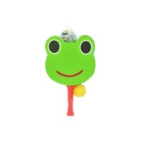 Ideal Toy Soft Foam Bat and Ball - Frog Photo