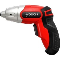 Casals 3.6V Cordless Screwdriver with 10 Piece Accessory Set - 6.35 Hex Chuck Size Photo
