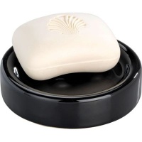 WENKO - Soap Dish - Polaris Range - Black - Ceramic Photo