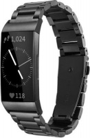 Killerdeals Stainless Steel Replacement Strap for Fitbit Charge 3 - Black Photo