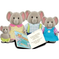 Lil Woodzeez Li'l Woodzeez with Book - The Oliphant Elephant Family Photo